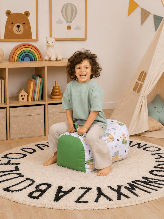 Beanbag verde 50x30x26εκ.