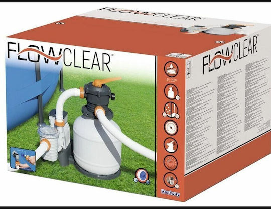 Bestway Pompă de Apă pentru Piscină cu Filtru