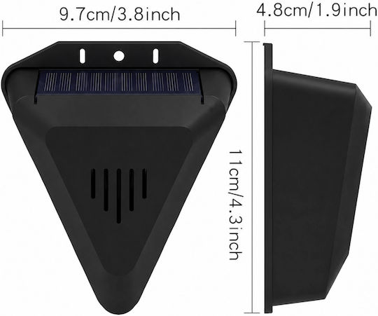 Zola Ultraschallgerät zur Vogelabwehr Solar 0.11x0.097m