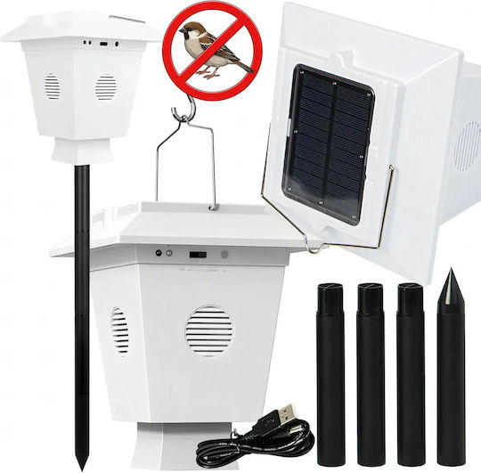 Ultrasonic Bird Repellent Solar Powered