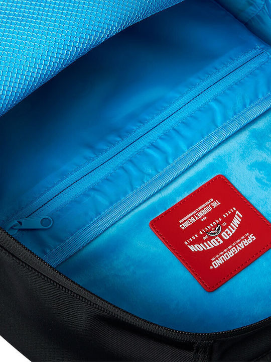 Sprayground Shark Central Ученическа раница Светлосиня