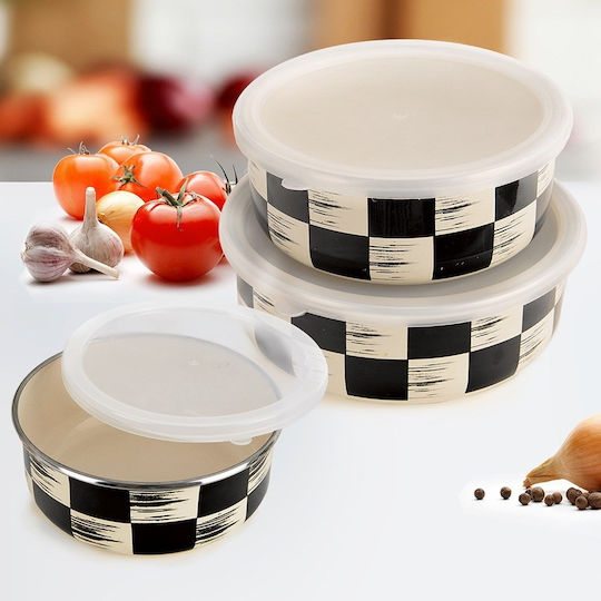 Orion Enamel Food Container Beige 1L