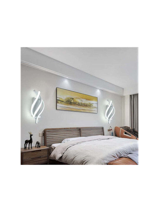 Jiju Lampă de perete cu LED integrat și comutator Alb