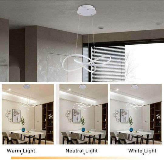Jiju Lumini Suspendate Alb LED