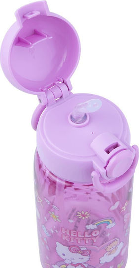 Colorino Παιδικό Παγούρι Hello Kitty Μωβ 600ml