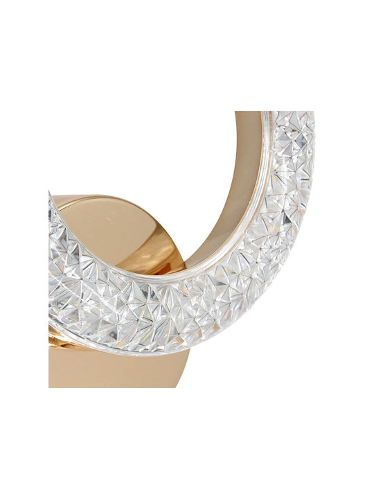 Lightplanet Corp de Iluminat de Perete Modern cu LED Integrat și Lumină Alb Cald Transparent 19x15.5x6cm