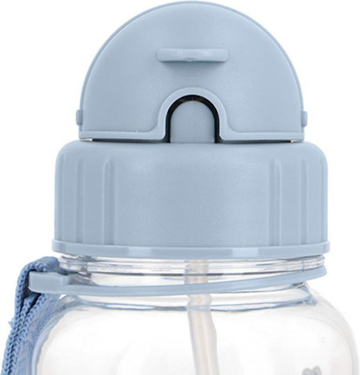 Tutete Sticlă Pentru Copii Din Plastic Cu Pai Multicolor 500ml