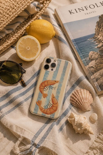Salt & Stripe Collection Tide OnePlus N100 Flexible TPU Transparent Silicone Case