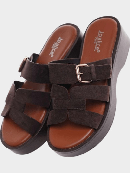 Women's Flat Sandals Brown