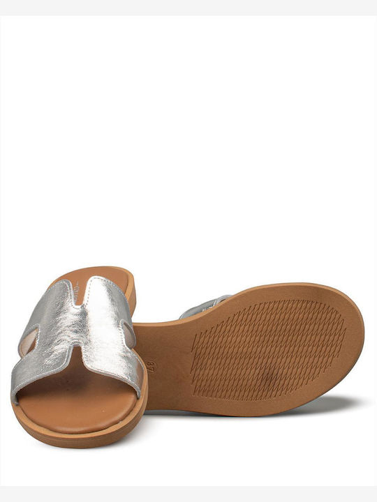 Women's Flat Sandals Silver