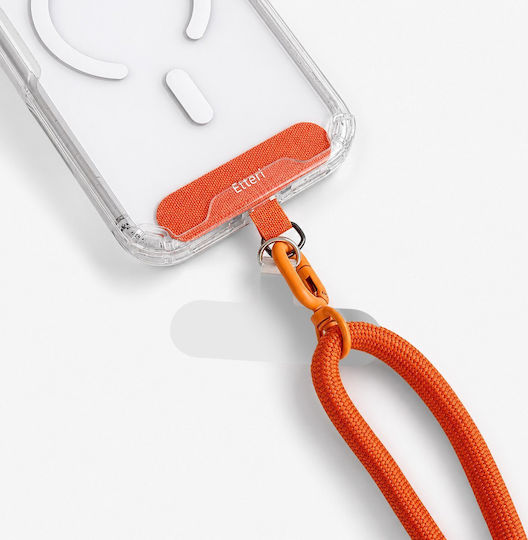 Etteri Orange Neck Strap for Mobile Phones