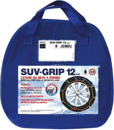 Cora SUV-Grip 221 Anti-slip Chains Thickness 12mm 4x4 Car 2pcs