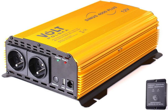 Volt Polska Inverter für Autos 5000W zur Umwandlung von 12V DC in 230V AC