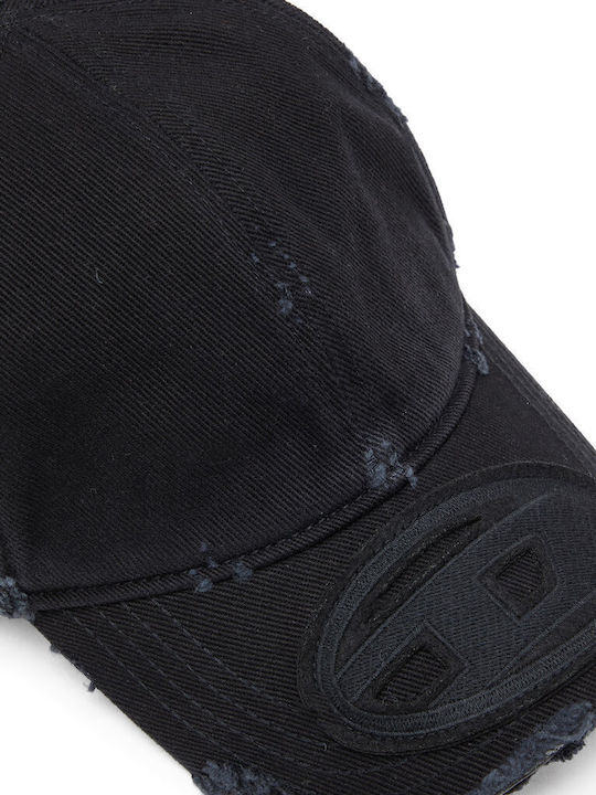 Diesel Oval D Jeans Καπελο Black Diesel Oval D Jeans Καπελο Black