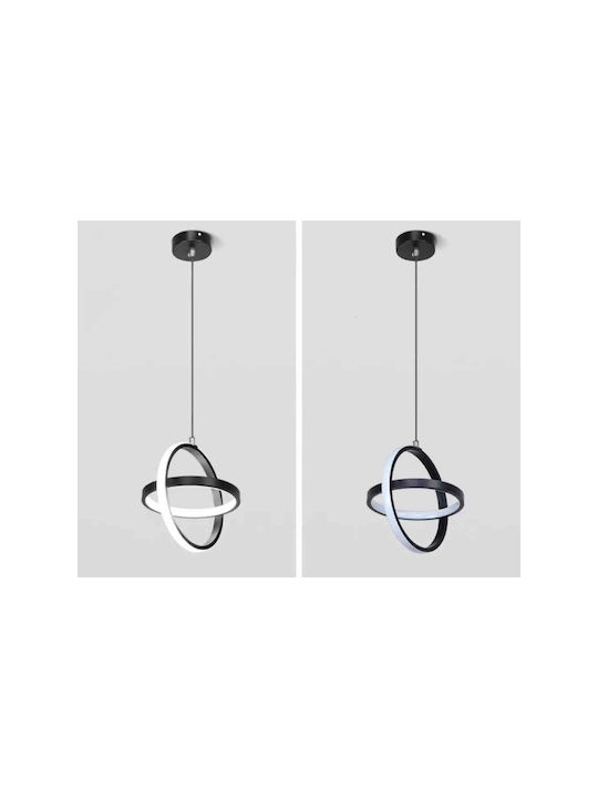 Jiju Lumini Suspendate Negru LED