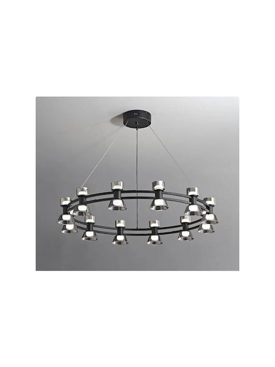 Jiju Lumini Suspendate LED Cu Lumină Alb Natural 63x63cm