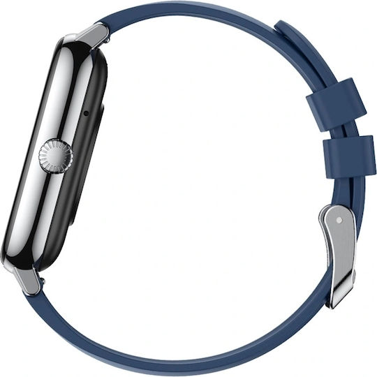 Zeblaze Btalk Pro 49mm Smartwatch με Παλμογράφο (Ασημί)