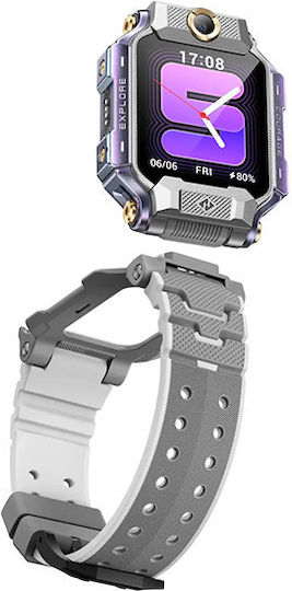 imoo X10 43mm Smartwatch with SIM and Heart Rate Monitor Silver