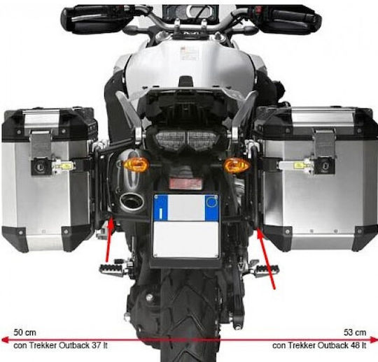 Givi Obk Πλαϊνές Βάσεις για Peugeot Trekker