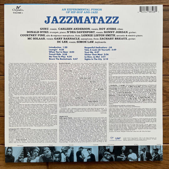 Guru Jazzmatazz Volume 1 Vinyl