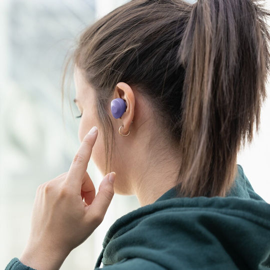 HAMA Freedom Buddy In-ear Bluetooth Handsfree Căști cu Carcasă de Încărcare Violet