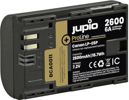 Jupio Baterie Proline Lp-e6p Canon 2600 Mah