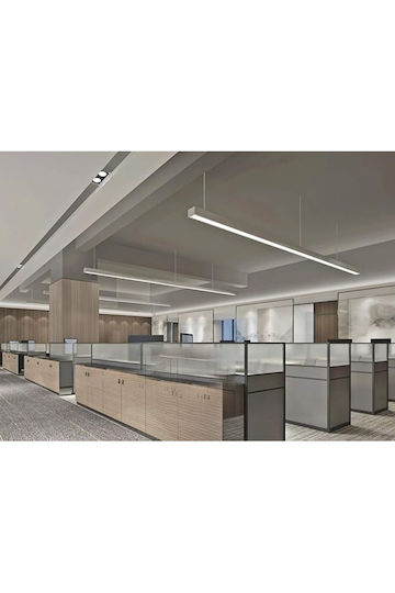 Jiju LED Iluminare Liniară Comercială Plafon 54W Alb Rece Reglabil În Intensitate M120xB11xÎ4.2cm