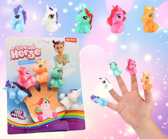 Pacynki Finger Puppets Sweet Cute Unicorns Waterproof Original