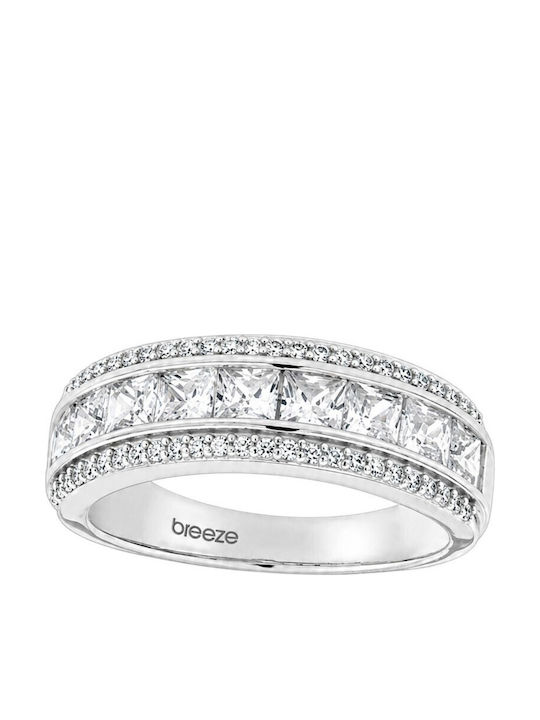 Breeze Women's Ring with Zircon from Silver