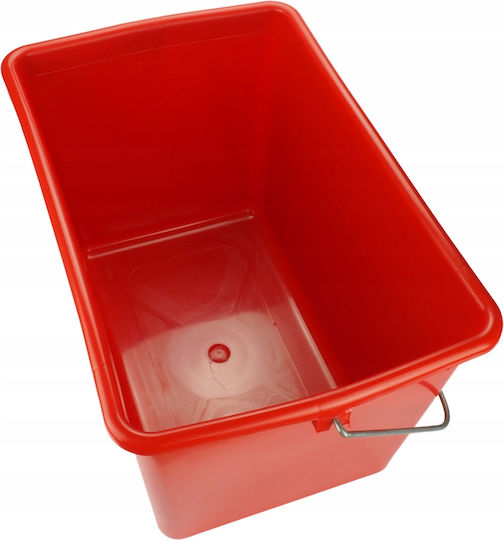 Gold Tools Găleată Din Plastic Capacitate 15 Lt Roșie