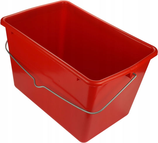 Gold Tools Găleată Din Plastic Capacitate 15 Lt Roșie