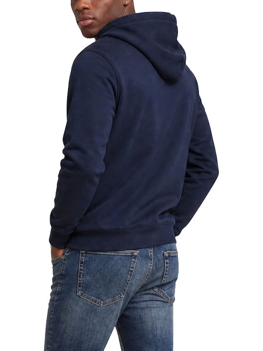 Calvin Klein Hanorac Albastru Marin Cu Glugă