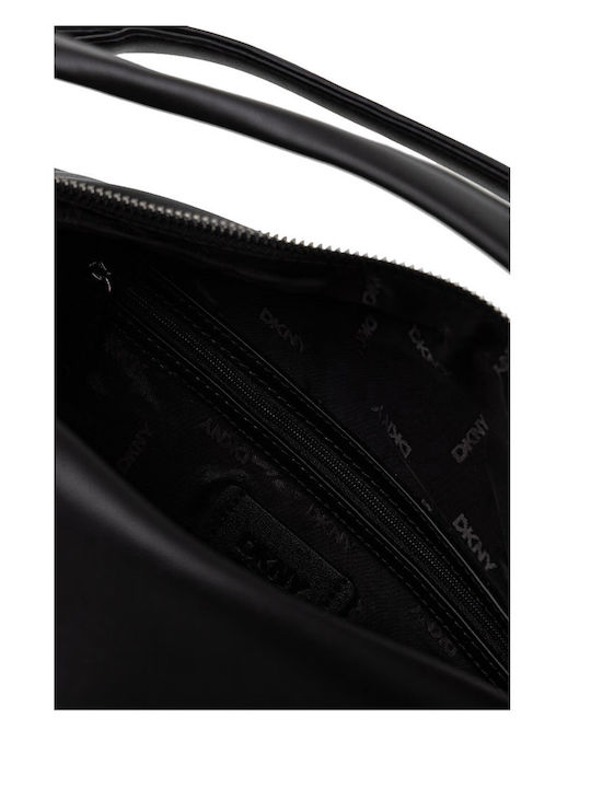 Leder Damen Hobo Tasche Schwarz
