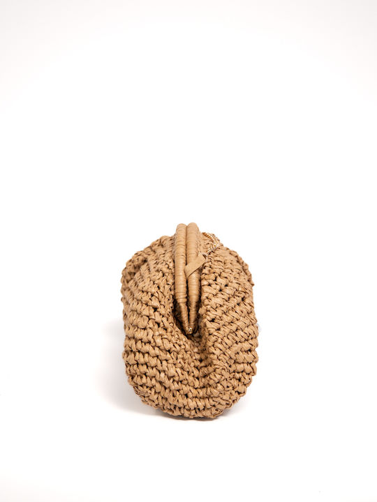 Straw Women's Clutch Beige