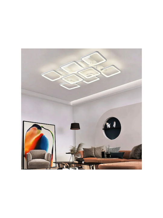 Lightplanet Plafonieră de Tavan Albă cu LED Integrat și Telecomandă
