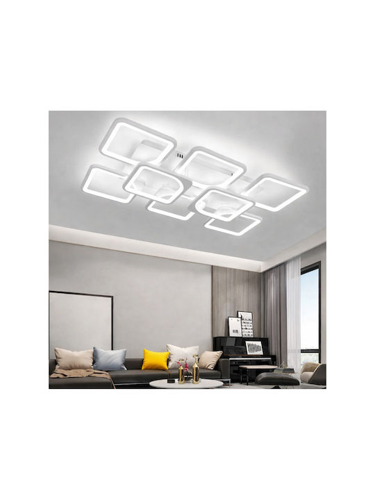 Lightplanet Plafonieră de Tavan Albă cu LED Integrat și Telecomandă