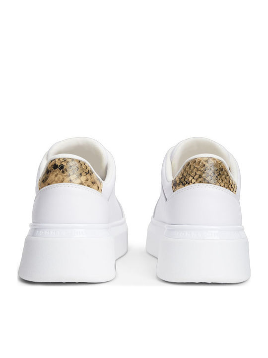 Tommy Hilfiger Women's Flatforms Sneakers White
