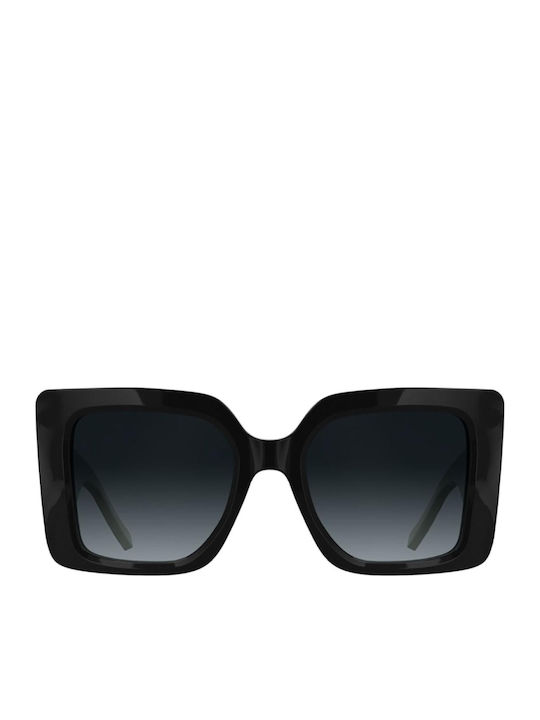Karl Lagerfeld Ochelari de Soare Pentru Femei cu Ramă din Plastic Neagră și Lentile Negre