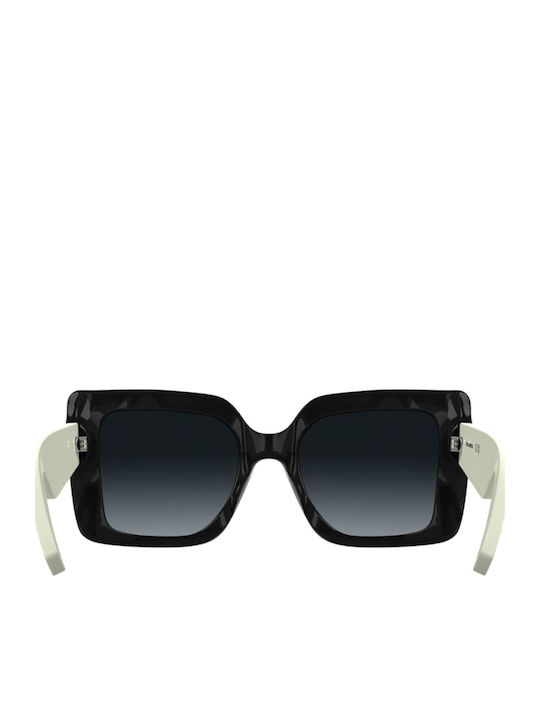 Karl Lagerfeld Ochelari de Soare Pentru Femei cu Ramă din Plastic Neagră și Lentile Negre
