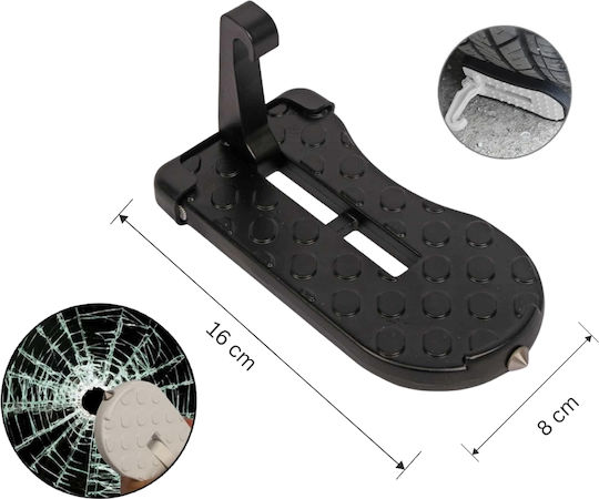 Car Door Step & Glass Breaker 4x4 Car Steps Universal 1 Piece