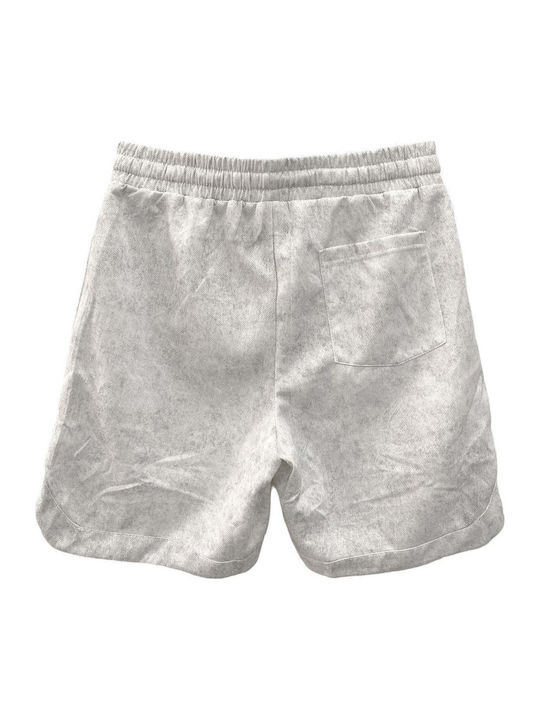 Pantaloni Scurți Bărbați Sport Alb