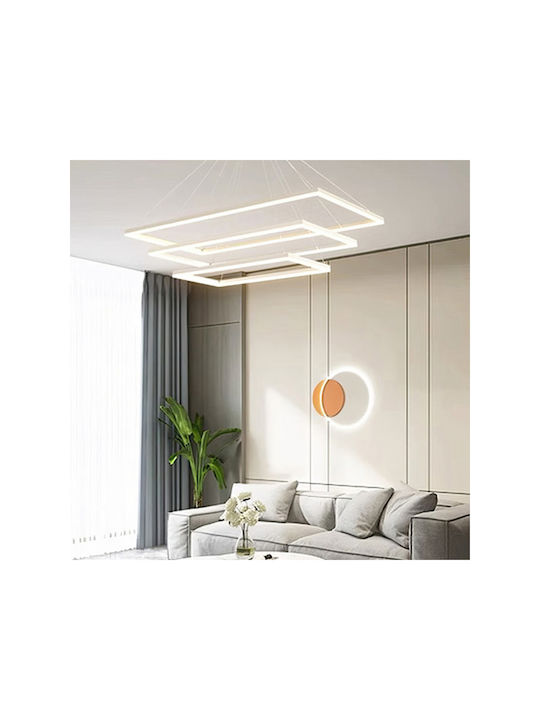 Jiju Lumini Suspendate Alb LED Cu Lumină Alb Natural