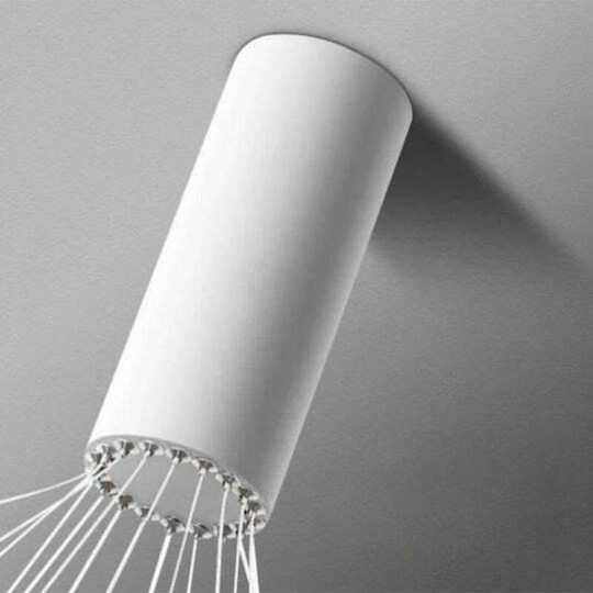 Jiju Lumini Suspendate Alb LED Cu Lumină Alb Cald