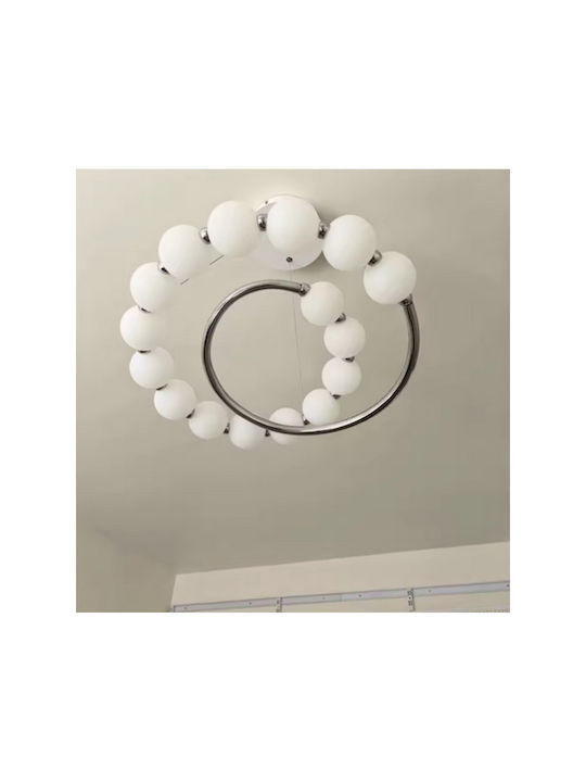 Lightplanet Висящо Осветително Тяло Бяло LED с Студено Бяла Светлина