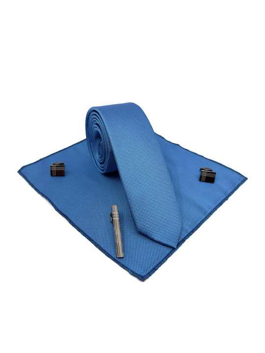 Legend Accessories Legend Accessories Set Monochrom Krawatten in Blau Farbe