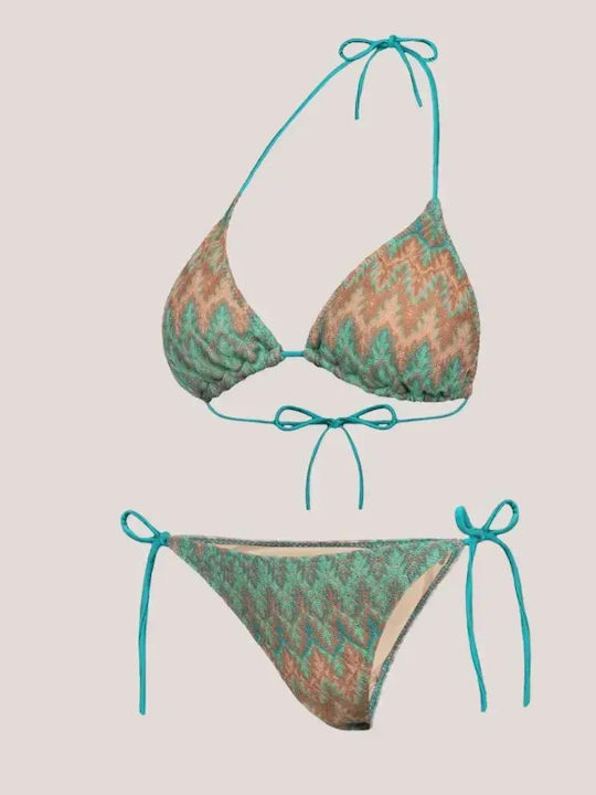 Set Bikini Τριγωνάκι Τιρκουάζ