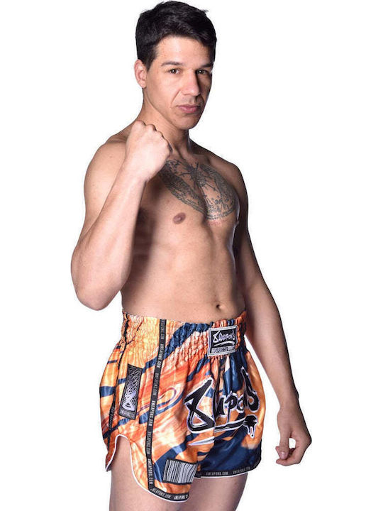 Boxershorts Muay Thai 8 Weapons Vivo Magma Orange