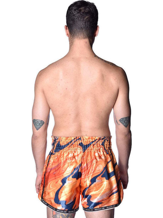 Boxershorts Muay Thai 8 Weapons Vivo Magma Orange