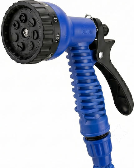 Avizar Ausziehbarer Gartenschlauch 22,5m Sprühpistole Blau