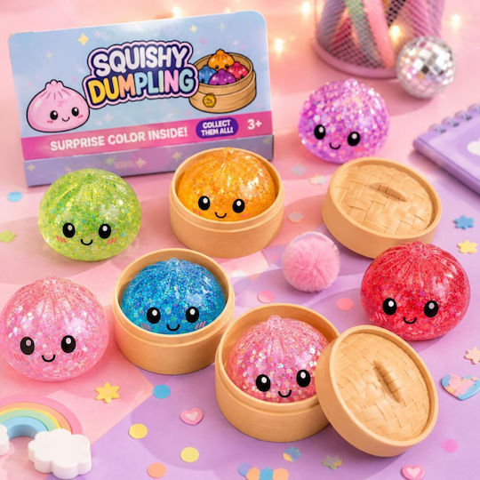 Rainbow Squishy Dumpling Αφρώδες Κόκκινο